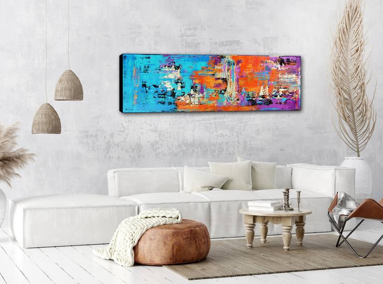 Original Abstract Painting by Inez Froehlich