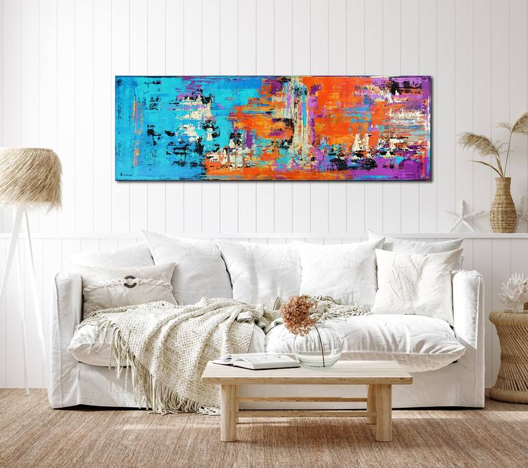 Original Fine Art Abstract Painting by Inez Froehlich