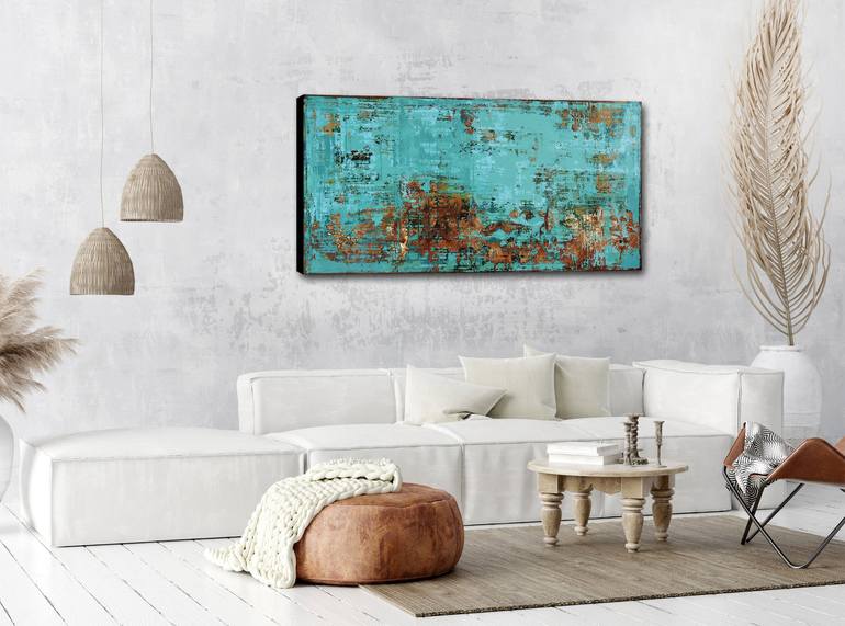 Original Abstract Painting by Inez Froehlich