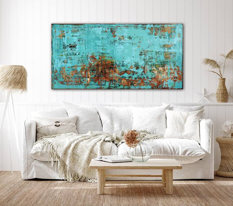 Original Abstract Painting by Inez Froehlich