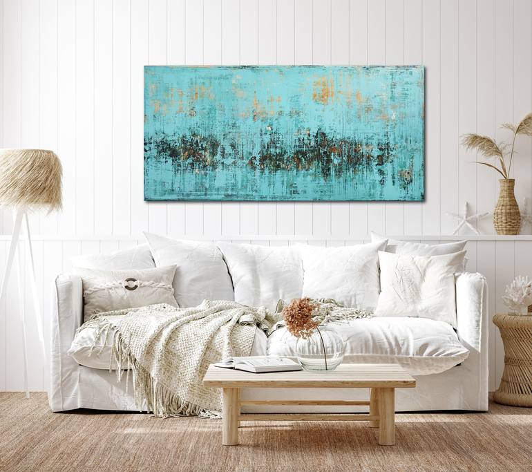 Original Abstract Expressionism Abstract Painting by Inez Froehlich