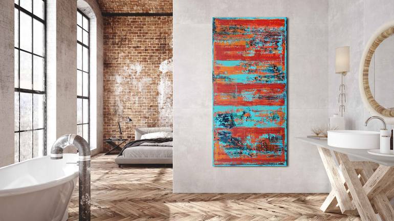 Original Fine Art Abstract Painting by Inez Froehlich