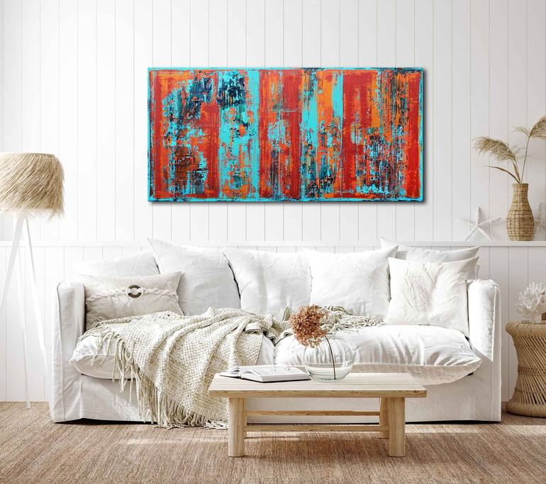 Original Fine Art Abstract Painting by Inez Froehlich