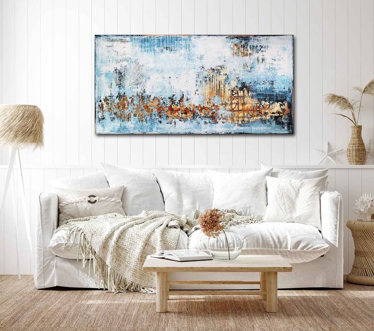 Original Abstract Painting by Inez Froehlich