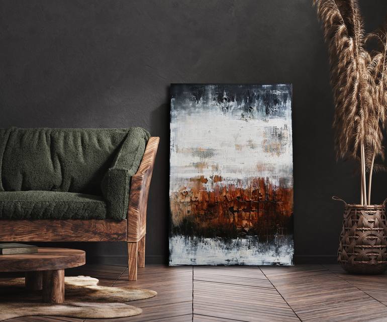 Original Abstract Painting by Inez Froehlich