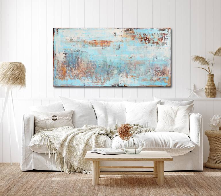 Original Abstract Expressionism Abstract Painting by Inez Froehlich