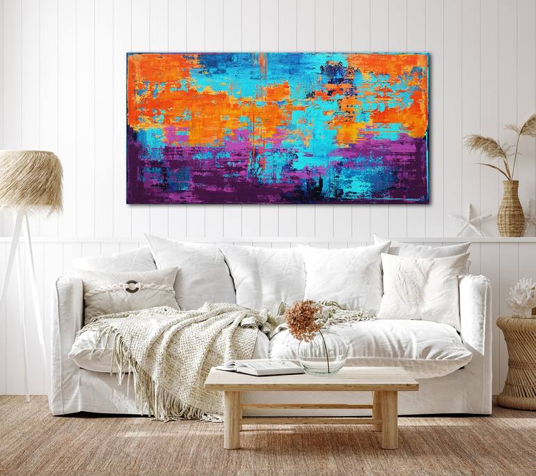 Original Abstract Painting by Inez Froehlich