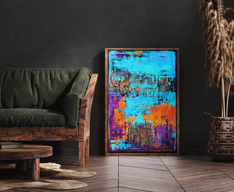 Original Abstract Painting by Inez Froehlich