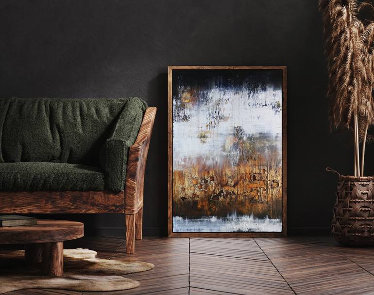 Original Abstract Painting by Inez Froehlich