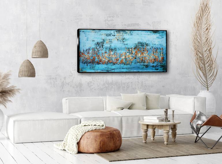 Original Abstract Painting by Inez Froehlich