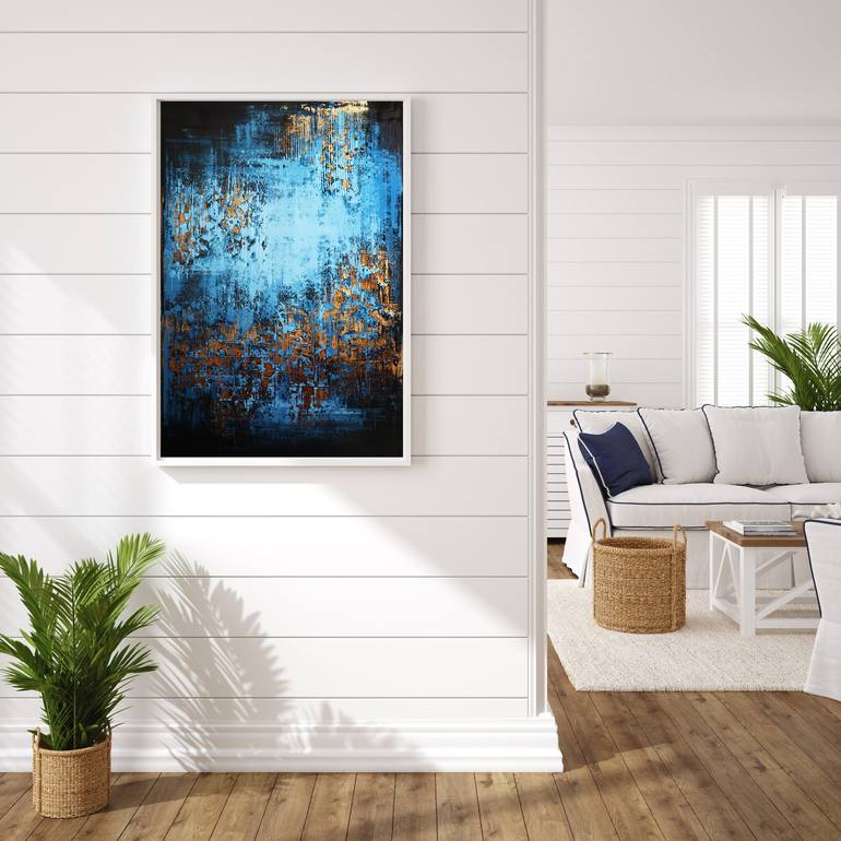 Original Abstract Painting by Inez Froehlich