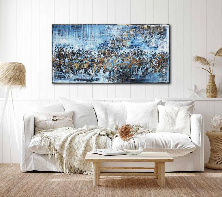 Original Abstract Painting by Inez Froehlich