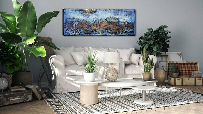 Original Abstract Painting by Inez Froehlich