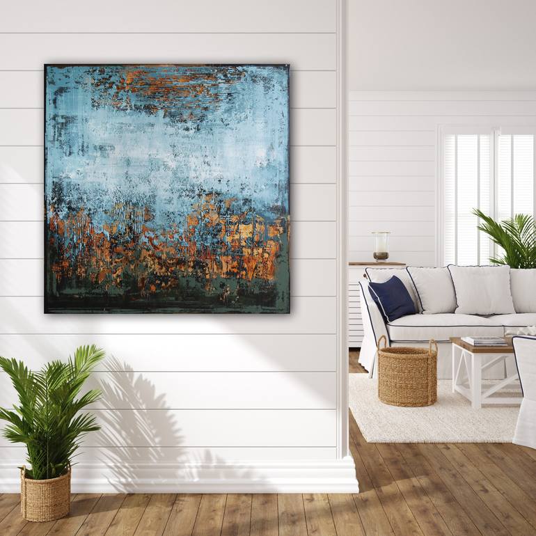 Original Abstract Painting by Inez Froehlich