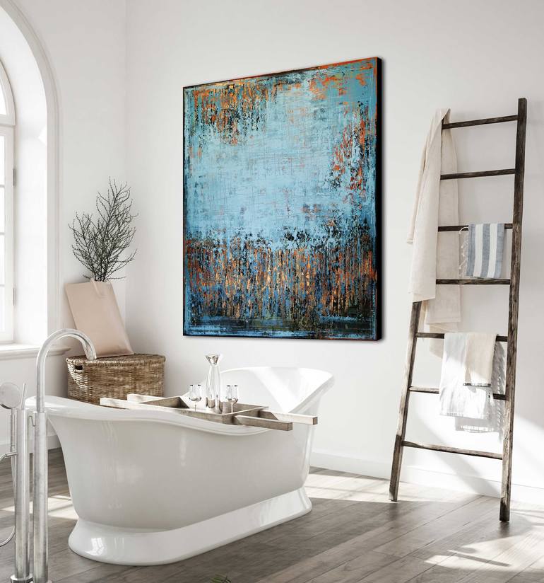 Original Abstract Painting by Inez Froehlich