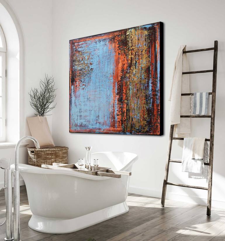 Original Abstract Painting by Inez Froehlich