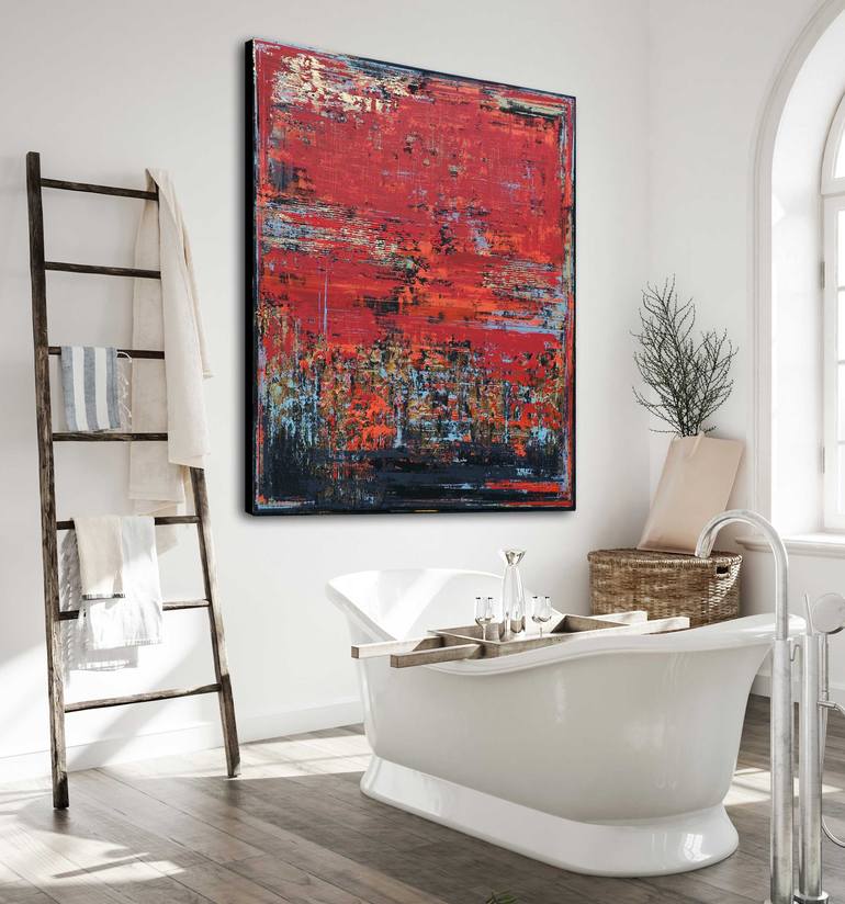 Original Abstract Painting by Inez Froehlich