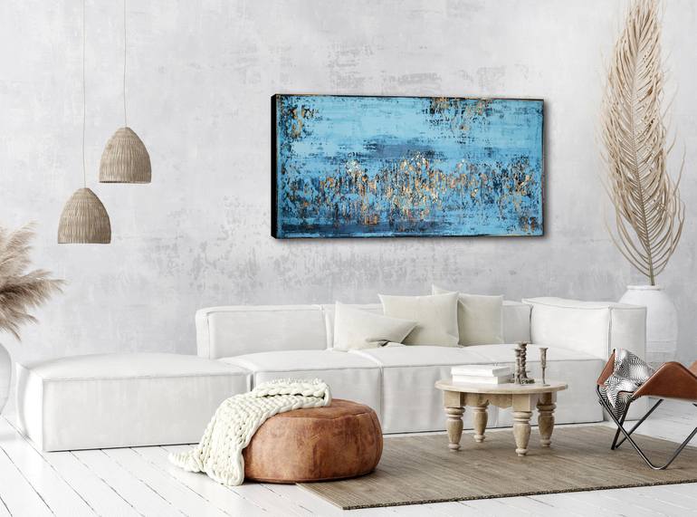 Original Abstract Expressionism Abstract Painting by Inez Froehlich