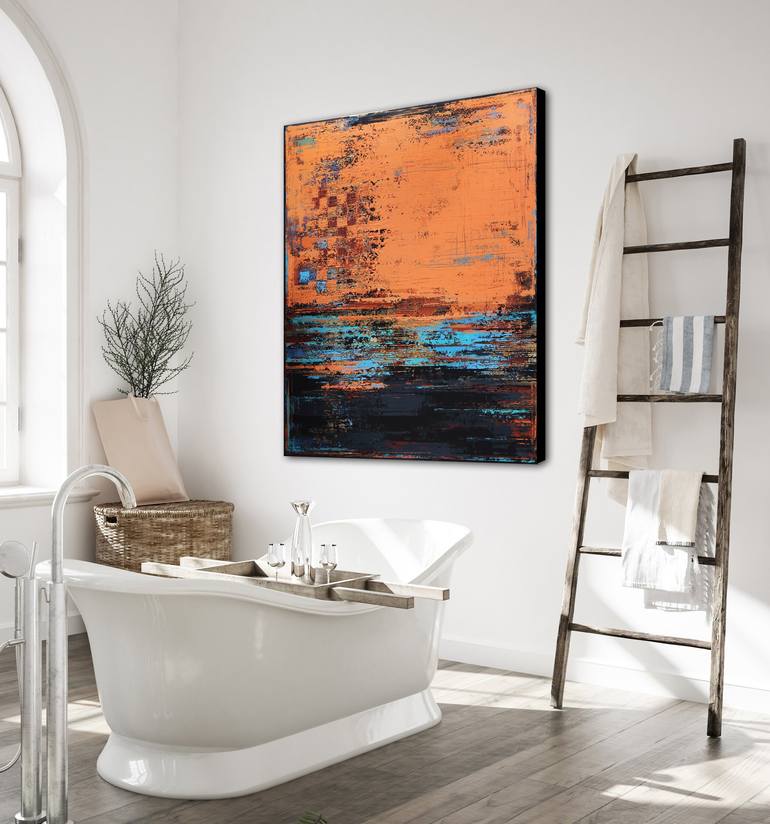 Original Abstract Painting by Inez Froehlich