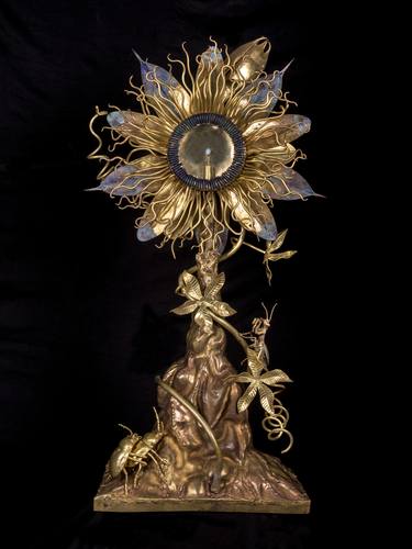 Monstrance1 All Passion Spent Sculpture By Valay Gada - 