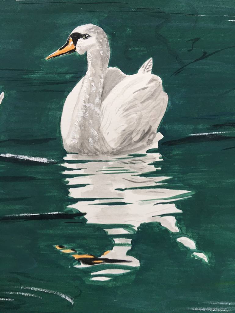 Original Illustration Animal Painting by Laurence Wheeler