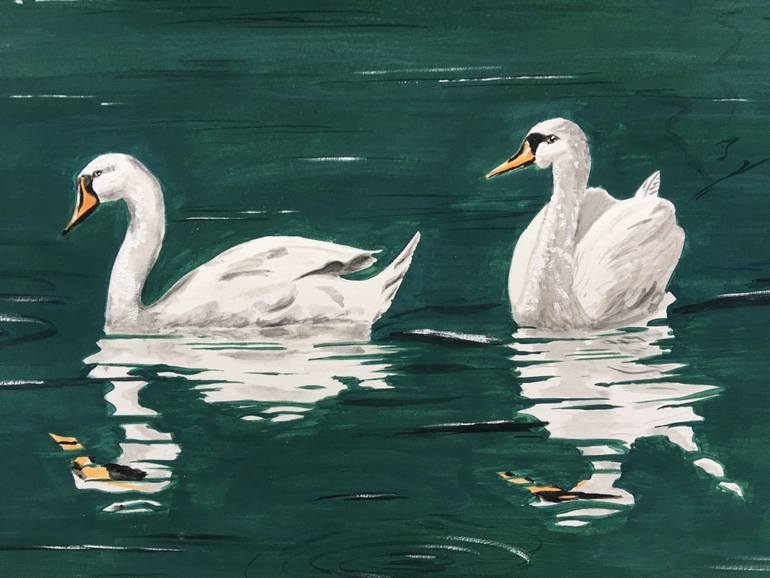 Original Illustration Animal Painting by Laurence Wheeler