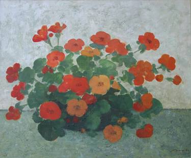 Print of Floral Paintings by Movila Minu