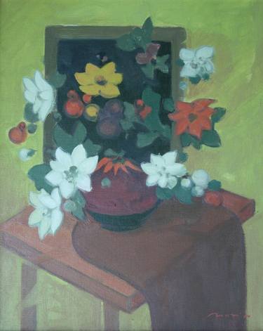 Print of Expressionism Still Life Paintings by Movila Minu