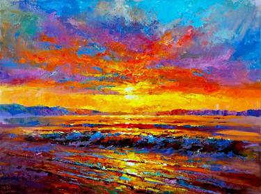 Original Impressionism Seascape Paintings by Ostapchuk Andrej