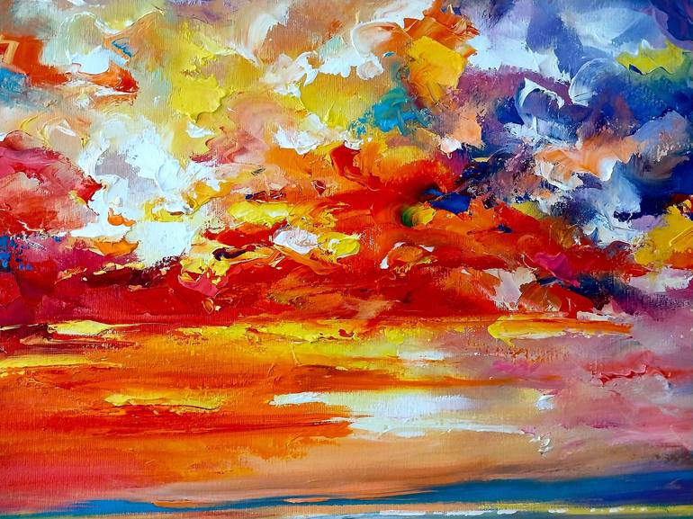 Original Contemporary Seascape Painting by Ostapchuk Andrej