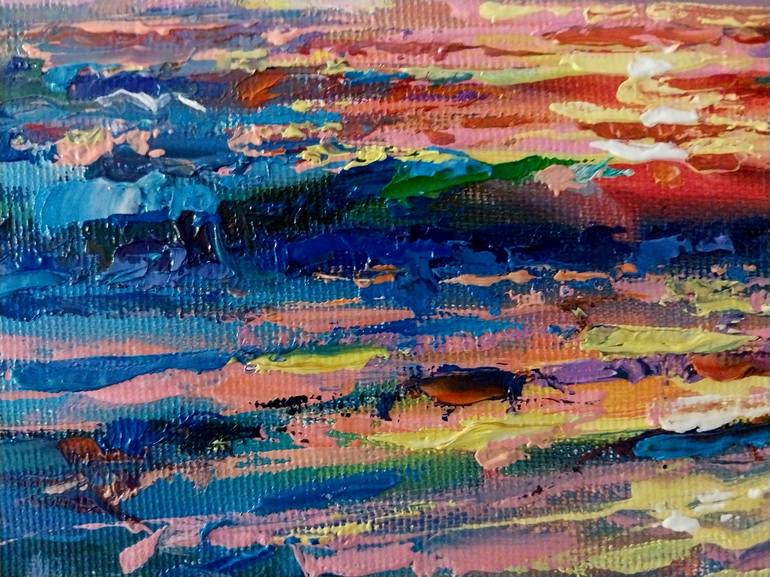 Original Impressionism Seascape Painting by Ostapchuk Andrej