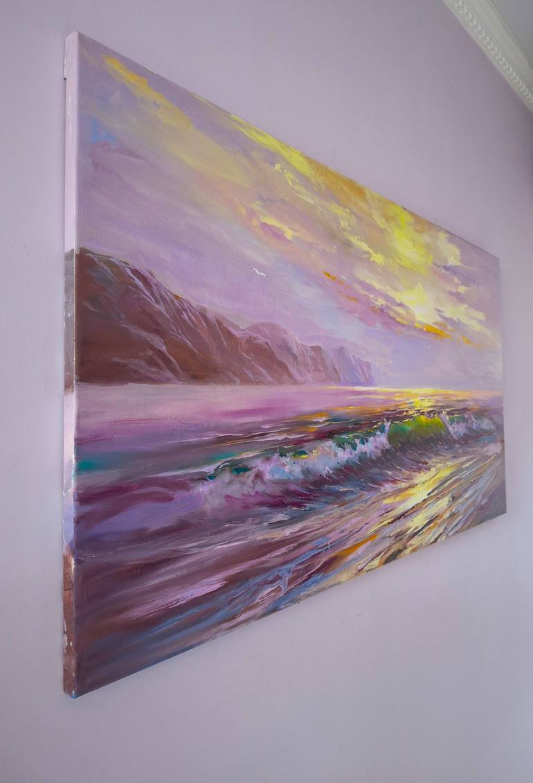 Original Impressionism Seascape Painting by Ostapchuk Andrej
