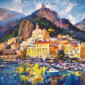 “Golden Light of Amalfi”