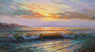 Original Fine Art Seascape Painting by Ostapchuk Andrej