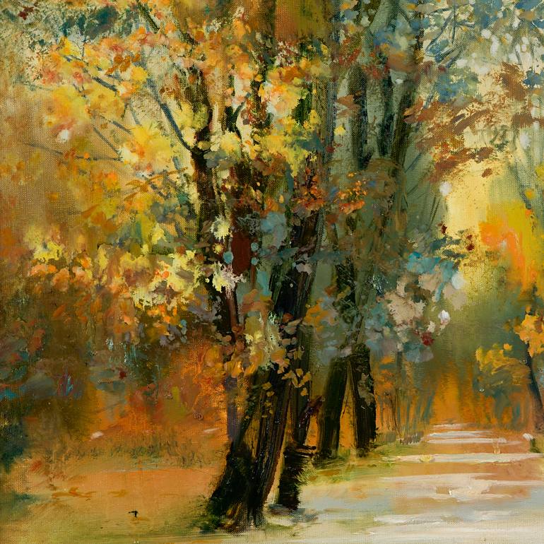 Original Impressionism Landscape Painting by Anatoly Belyavsky