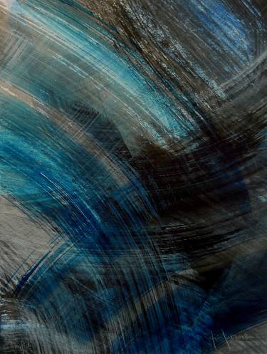 Print of Abstract Water Paintings by Elisa Liu