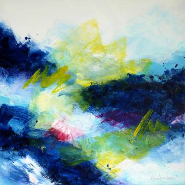 Print of Abstract Expressionism Abstract Paintings by Elisa Liu