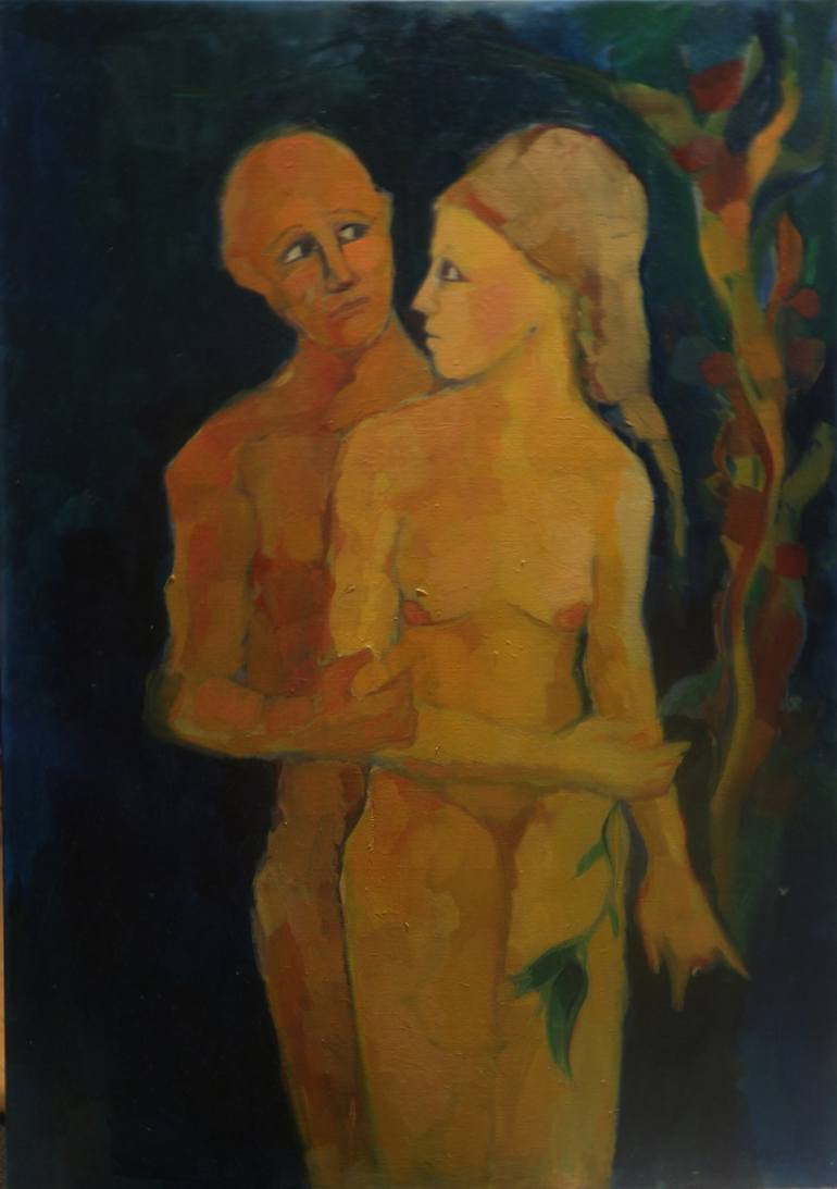 Original Abstract Expressionism Abstract Paintings by Tinatin Tevzadze