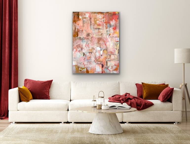 Original Abstract Expressionism Abstract Painting by Alison Corteen