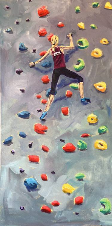 Original Figurative Sports Paintings by Alison Corteen