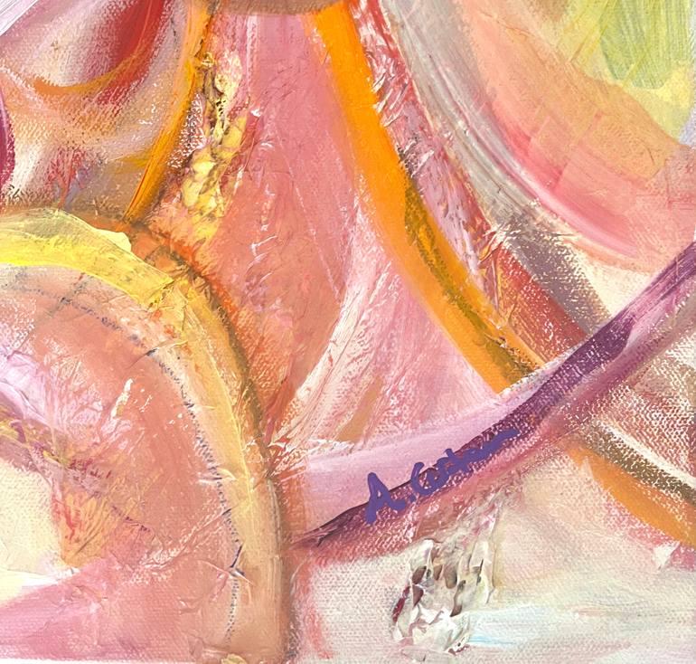 Original Abstract Expressionism Abstract Painting by Alison Corteen