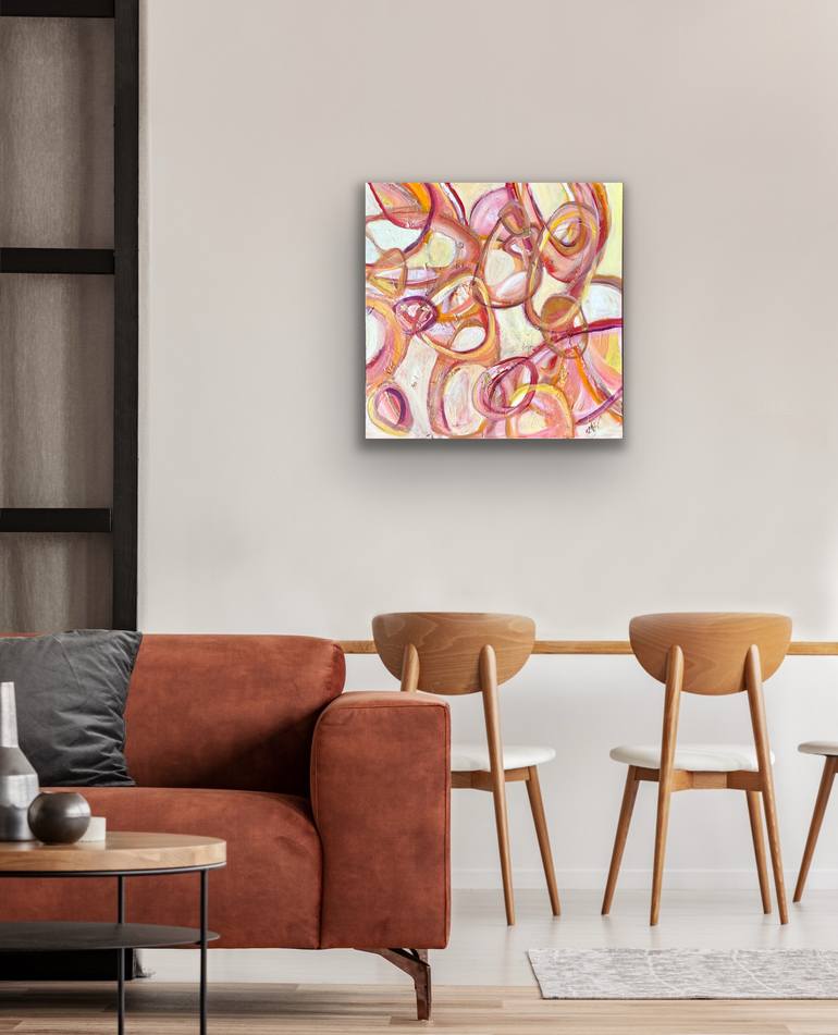 Original Abstract Expressionism Abstract Painting by Alison Corteen