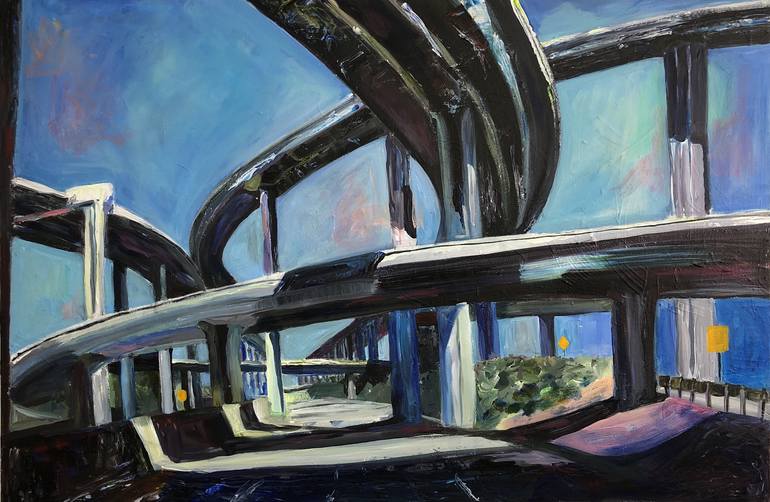 Interchange Painting by Alison Corteen | Saatchi Art