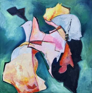 Original Abstract Expressionism Abstract Paintings by Alison Corteen