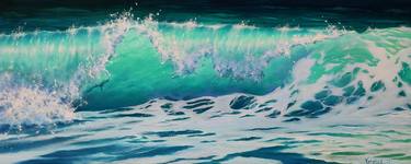 Original Expressionism Seascape Painting by Tetiana Verstak