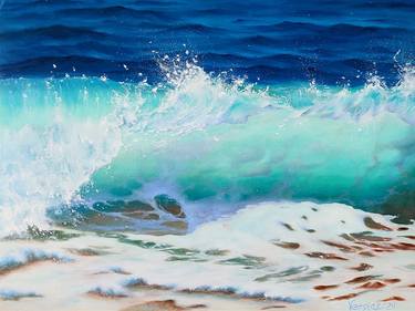 Print of Expressionism Seascape Paintings by Tetiana Verstak