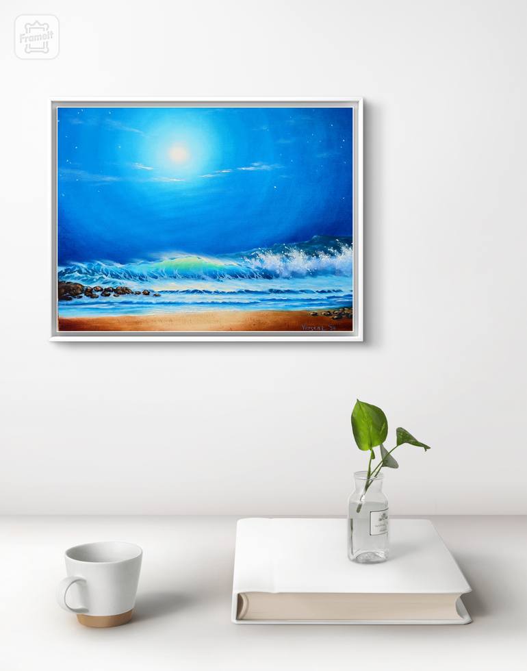 Original Classicism Seascape Painting by Tetiana Verstak