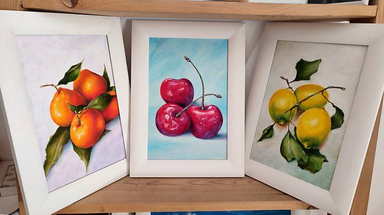 Original Expressionism Food & Drink Painting by Tetiana Verstak