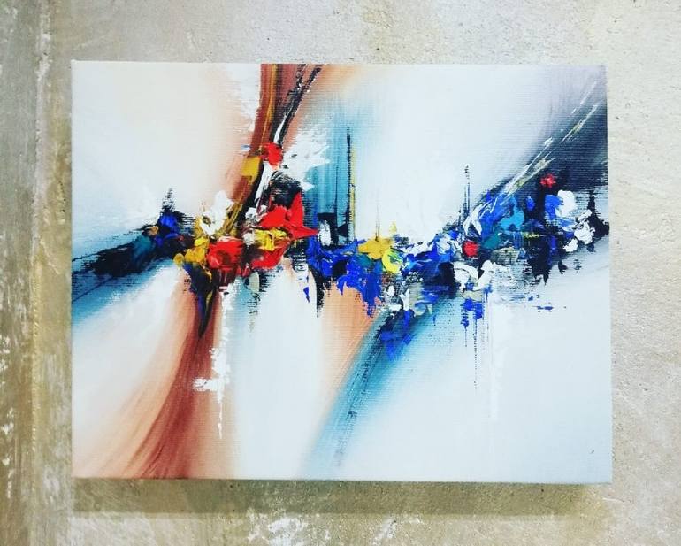 Original Abstract Expressionism Abstract Painting by Tetiana Verstak