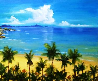 Print of Seascape Paintings by Tetiana Verstak